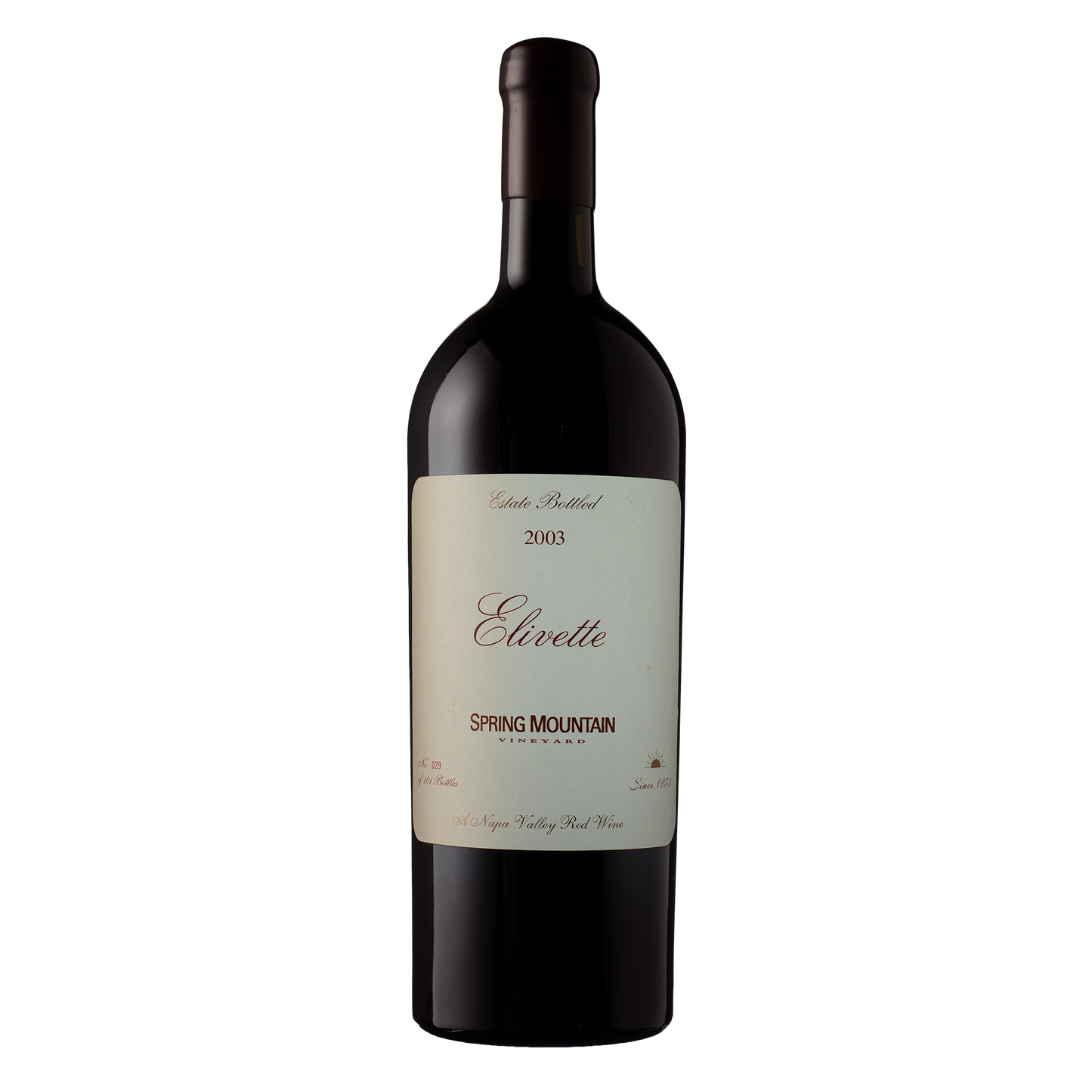 2003 Elivette 3L Spring Mountain Vineyard.