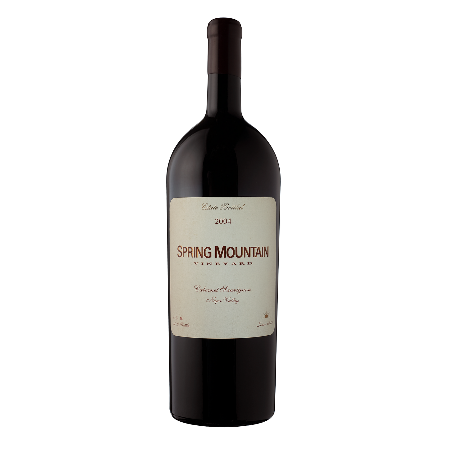 2004 Estate Cabernet Sauvignon 6L Spring Mountain Vineyard.