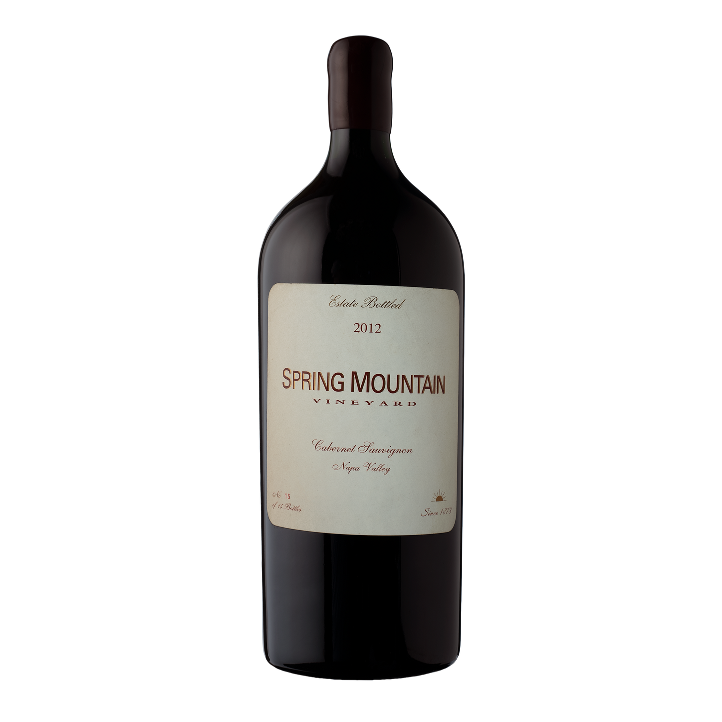 2012 Estate Cabernet Sauvignon 6L Spring Mountain Vineyard.