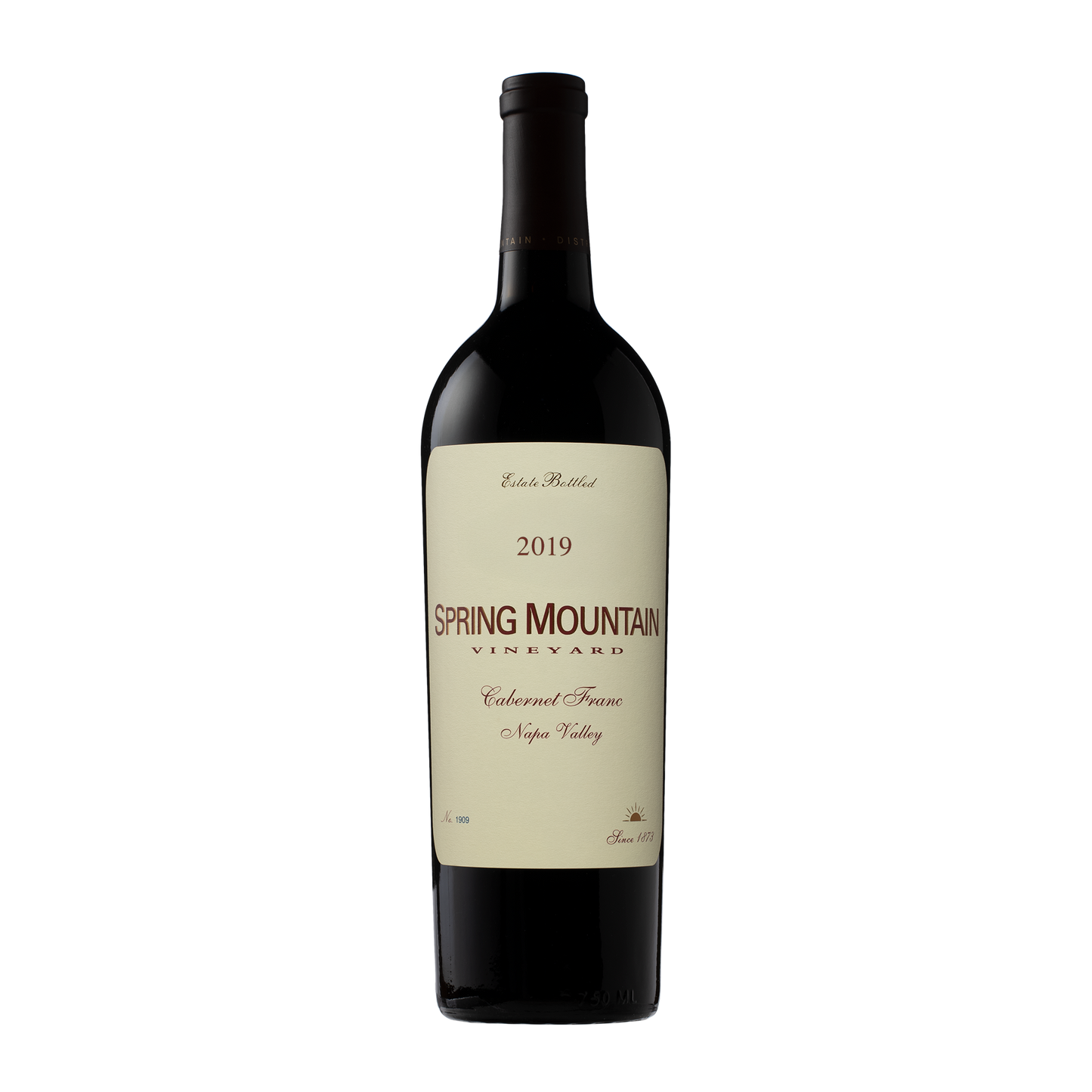 Bottle image of Spring Mountain Vineyard's 2019 Cabernet Franc.