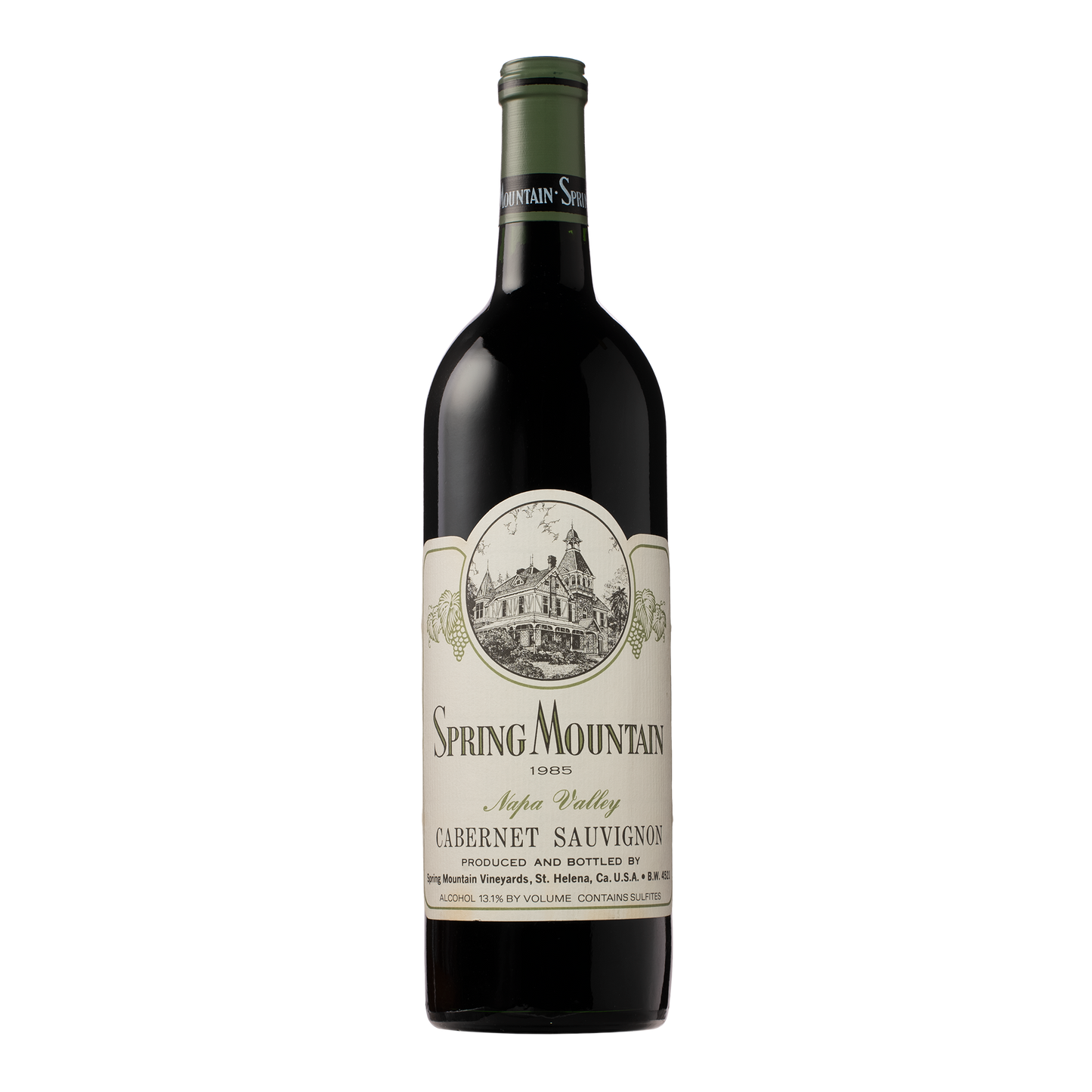 1985 Estate Cabernet Sauvignon.