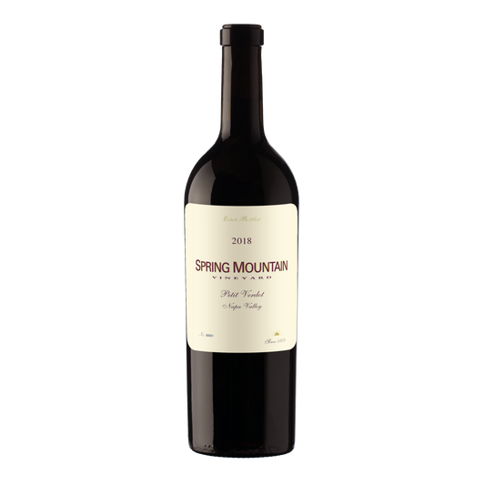 Spring Mountain Vineyard's 2018 Petit Verdot.