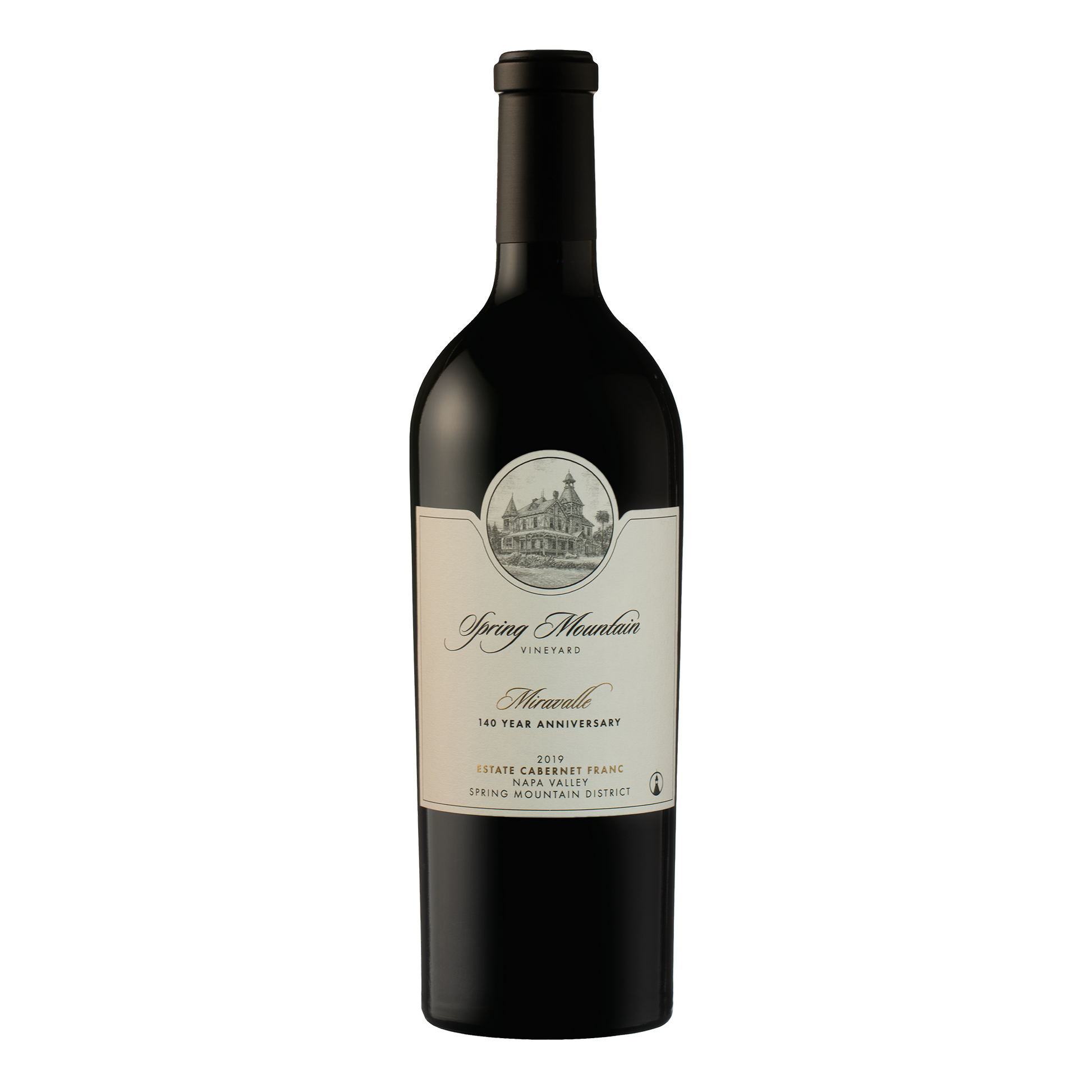 2019 Estate Cabernet Franc "Miravalle" 140th Anniversary wine.